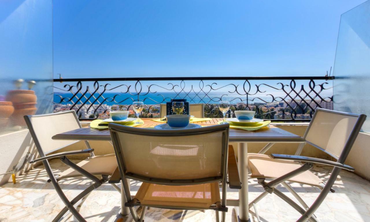 Confortable 3 Pieces Avec Superbe Vue Mer Daire Nice Dış mekan fotoğraf