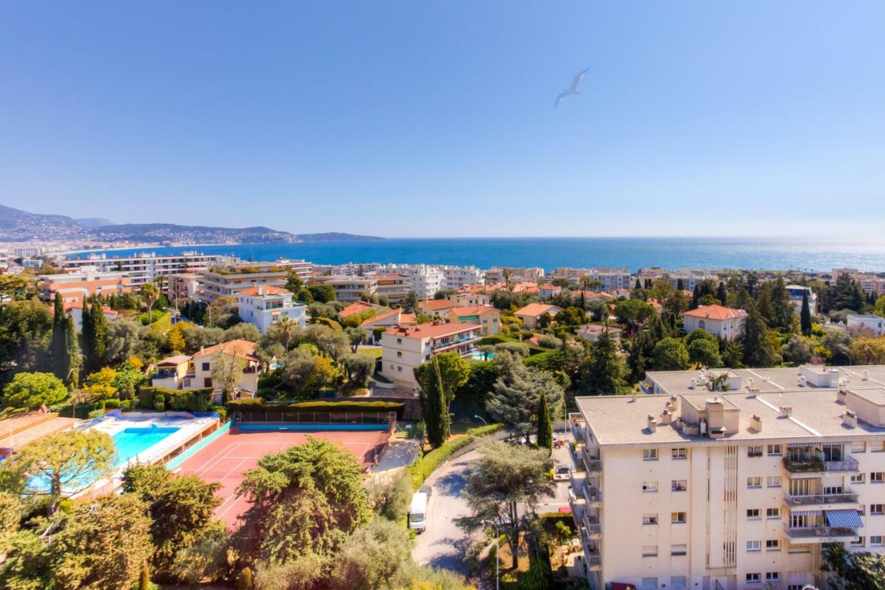 Confortable 3 Pieces Avec Superbe Vue Mer Daire Nice Dış mekan fotoğraf