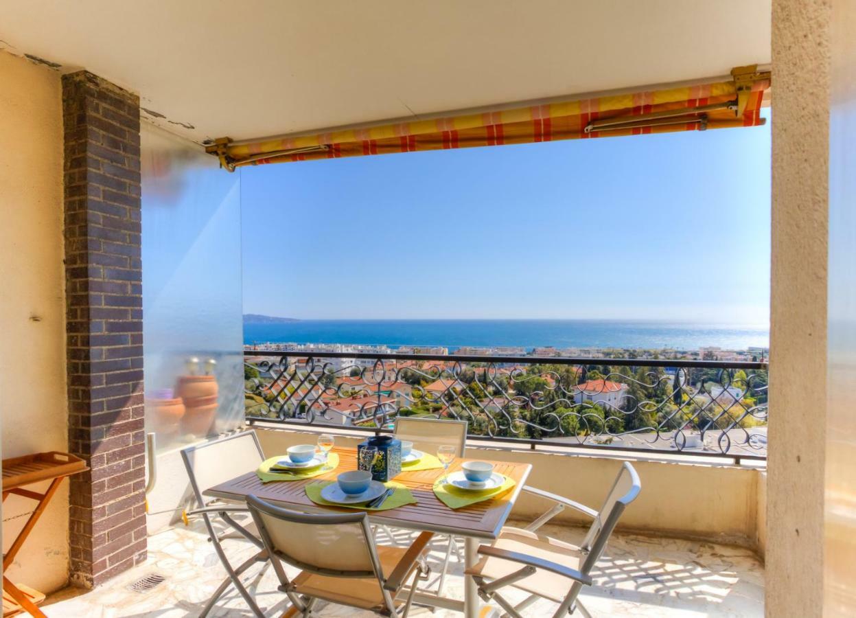 Confortable 3 Pieces Avec Superbe Vue Mer Daire Nice Dış mekan fotoğraf