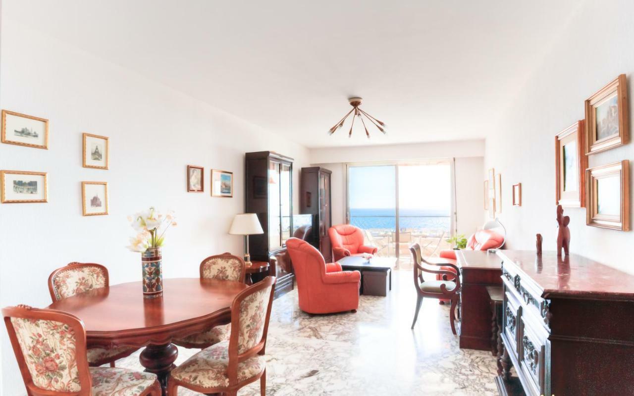 Confortable 3 Pieces Avec Superbe Vue Mer Daire Nice Dış mekan fotoğraf