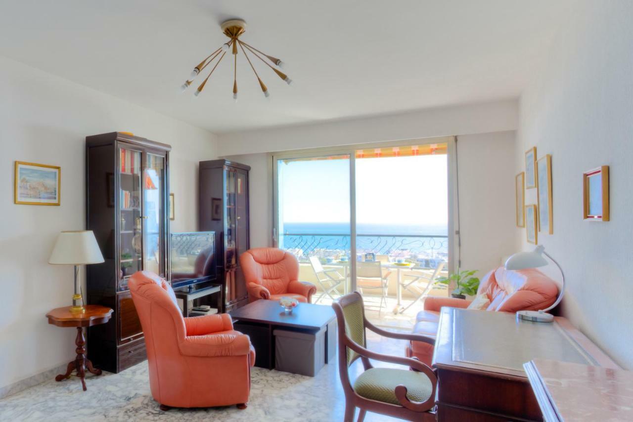 Confortable 3 Pieces Avec Superbe Vue Mer Daire Nice Dış mekan fotoğraf
